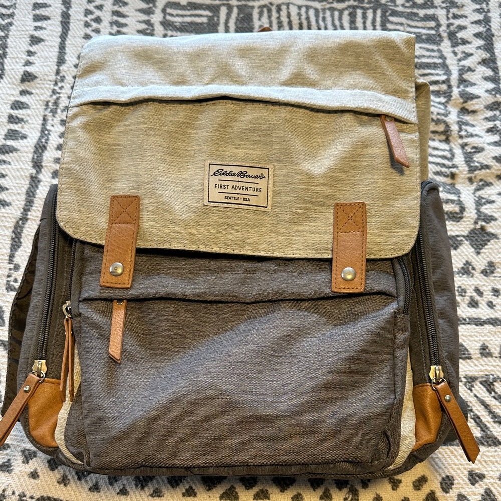 Eddie Bauer Two-Tone Diaper Bag